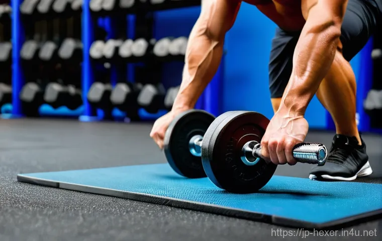 근력 운동용 고중량 덤벨 추천 - **Prompt 2: Organized and Stylish Home Gym Corner**
    A clean, wide-angle shot of a dedicated home...
